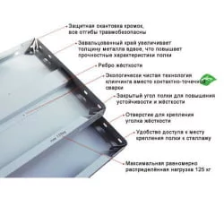 Полка СТФ.150х60