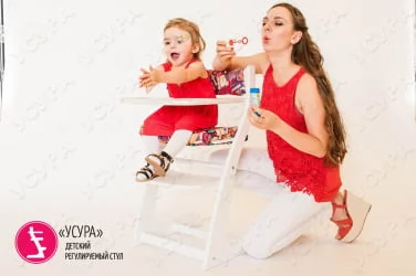 Детский стул из фанеры Усура Белый