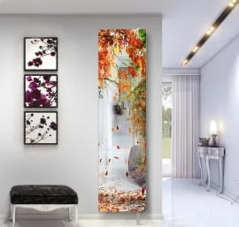 Поворотный зеркальный шкаф Drive SP Art Белый