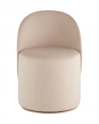 Пуф Loreen вращающийся велюр Молочный