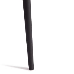 Дизайнерский стул TON (mod. PC33) пластик, 48 x 48 x 74 см, черный (Black 3010)