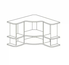 Полка в детскую АЛИСА 559