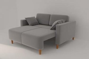 Офисный диван Ультра (Berhouse) Цвет фасада: Грей рогожка; Тип: Прямой; Материал фасада: Микророгожка