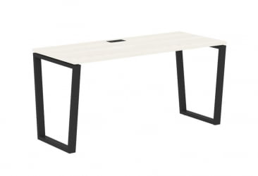 Стол письменный EDIS EVST 1567 Ясень Траун Черный