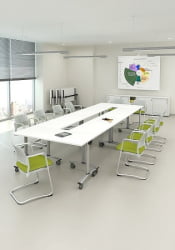 Стол складной Connect 120х60х72.5см Светлый дуб