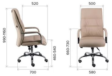 Кресло для руководителя Bond TM экокожа Бежевый