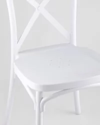 Стул пластиковый Кроссбэк Белый
