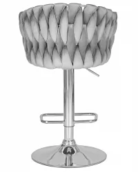 Стул барный DOBRIN MARCEL Серый велюр MJ9-75