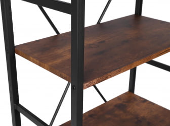 Стеллаж офисный WS-01 burnt