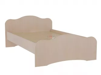 Кровать двуспальная Фант двойная 1600x2000 мм Млечный дуб