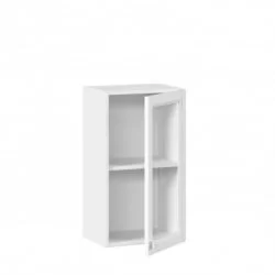 Шкаф кухонный 400 со стеклом Джулия ЛД 284.320.000.018 Белый