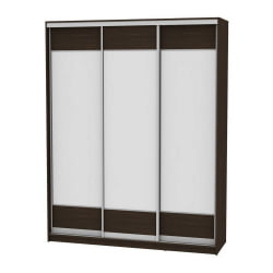 Шкаф-купе B-220х180х60-2(Венге-D8D8D8)