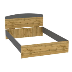 Кровать Алиса(L23)1447х903х2063(ДВ-Графит)