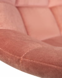 Стул барный DOBRIN TAILOR WHITE (пудрово-розовый велюр (MJ9-32)) 2 шт