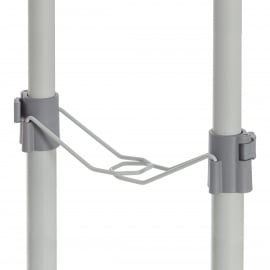 Вешалка JET металл, пластик, 86*44*166 см, темно-серый/светло-серый/хром