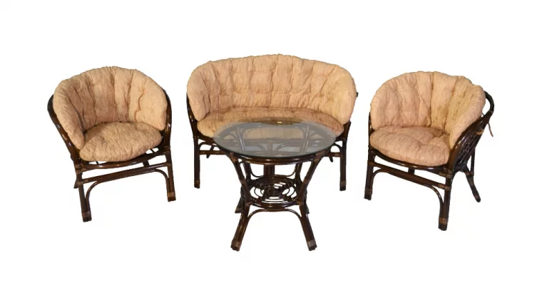 Комплект Багама с диваном, подушки светлые полные Bahama11 венге матовый_0