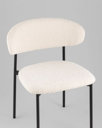 Стул Севйн букле молочный / Sevyn_1