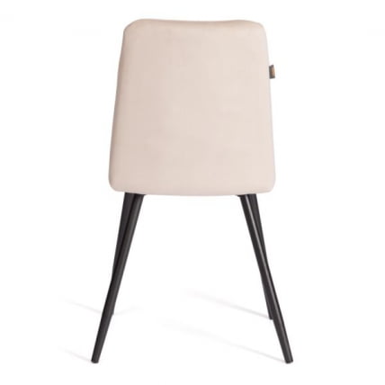 Стул обеденный Asti TREND, флок , бежевый/черный, 7, 47х54х86 см_3