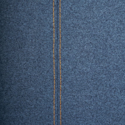 Кресло RIO экошерсть/кож/зам, синий/металлик, 1811-30/36_8