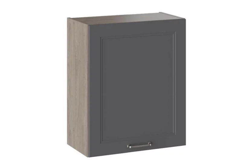 Шкаф навесной Одри В_72-60_1ДР Дуб Сонома трюфель/Серый шелк_0