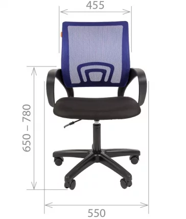 Кресло оператора CХАИРМАН 696 ЛТ (ЛТ) Черный / CHAIRMAN (LT)_1