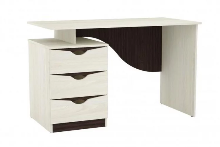 Стол письменный Лючия 33.23 Ясень анкор светлый Венге_0