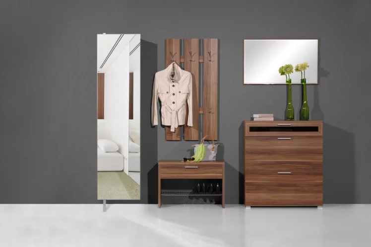 Поворотный шкаф Драйв Шелф (левый) Беленый дуб_3