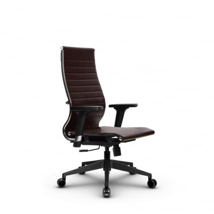 Кресло офисное МЕТТА Комплект 10/2D, Основание 17832 Комплект 4 Коричневое_1