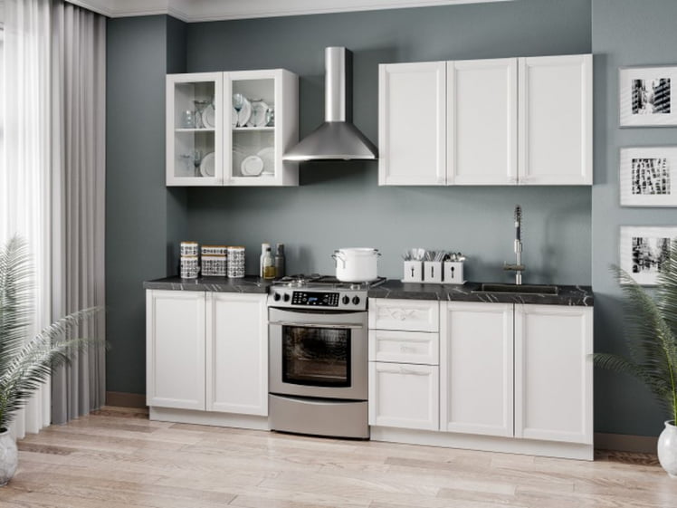 Кухонный гарнитур Джулия №3 Белый_0