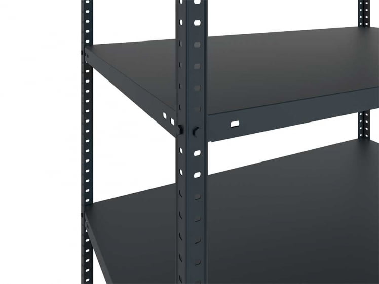 Стеллаж МС 200/100кс40/5 Блаcк / MS 200/100x40/5 Black_1