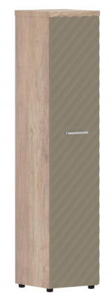 Шкаф колонка с глухой дверью и топом Torr LUX TLHC 42.1 Дуб Каньон Капучино_0