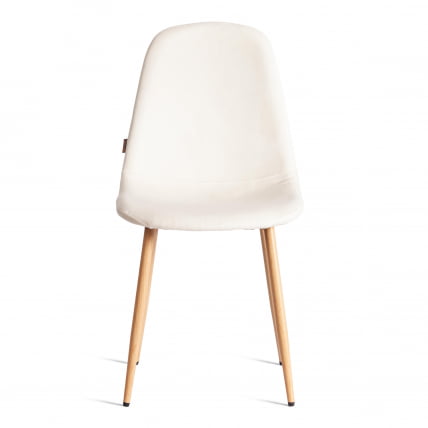 Стул BREEZE (mod. JSC-58) Велюр/металл , 44 х 53 х 86 см, Light beige (светло-бежевый) HLR1 / натуральный_4