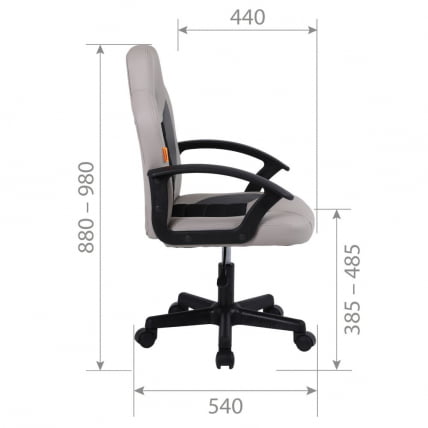 Детское кресло CHAIRMAN KIDS 111 Черный-красный_7