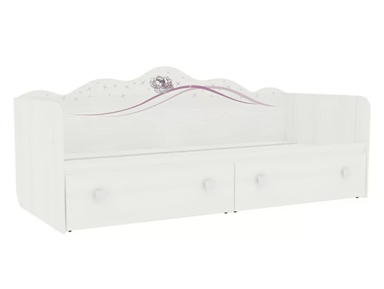 Кровать Фэнтези MDF-07 Белый рамух_0