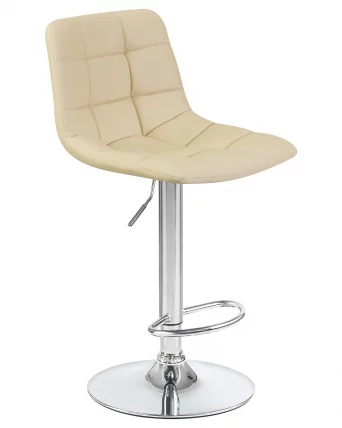 Стул барный DOBRIN TAILOR экокожа Кремовый_1