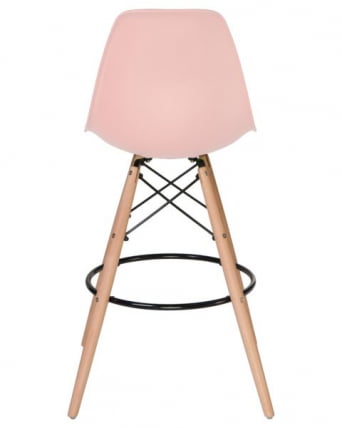 Стул барный DOBRIN DSW BAR (ножки светлый бук, цвет сиденья светло-розовый (PK-02)) 2 шт_5
