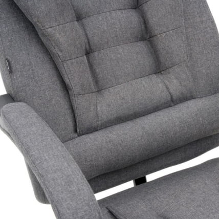 Кресло офисное с функцией вибромассажа CROMEX (КРОМЕКС) Chill MS-005 ткань серое_13