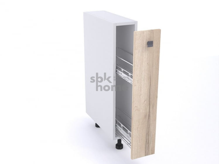 Стол, бутылочница СБ-15 , Дублин (150*470*820) Дуб галифакс белый, 21608 _1