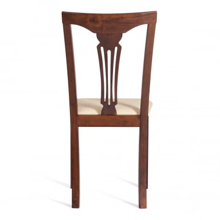 Стул Гермес/ Hermes дерево гевея, 43х49х94см, Cappuchino , ткань бежевая (S178-4)_3