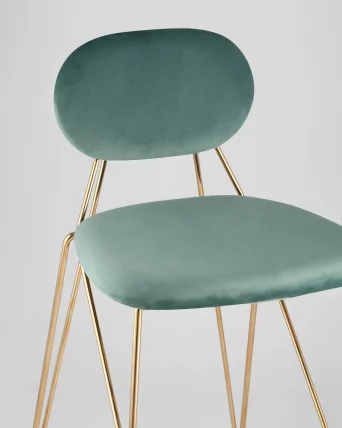 Стул полубарный Элис Мятный_7