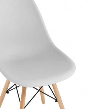 Стул Еамес Стйле ДСВ светло-серый (разборный каркас) / Eames Style DSW_4