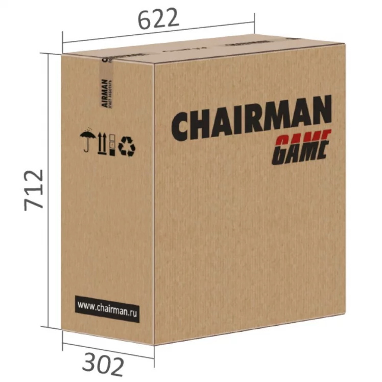 Кресло для геймеров CHAIRMAN GAME 9 NEW Черный-оранжевый_5