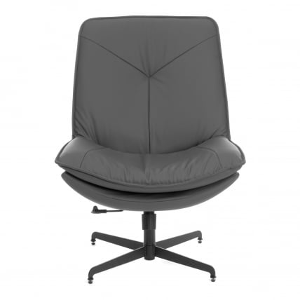 Кресло лаунж Cosmo экокожа, графит_4