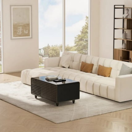 Умный кофейный столик с холодильником EUREKA TB90, Black_9