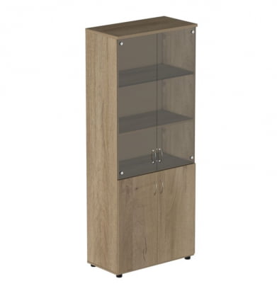 Шкаф для документов с тонированным стеклом Р.Ш-2СТ Серый_0