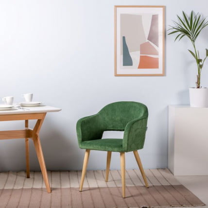 Кресло Oscar зеленый/нат.дуб_11