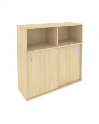 Шкаф-купе приставной Metal System Б.ШК-3 Акация/Белый_0