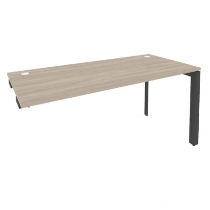 Стол-приставка на П-образном м/к к опорным элементам ONIX O.MP-SPR-4.7 Дуб Аттик/Антрацит_0