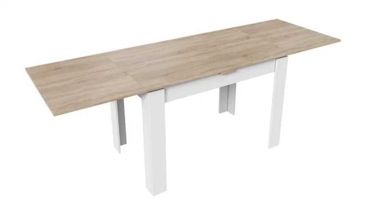 Стол раздвижной Промо тип 4 Белый/Дуб сонома светлый_1