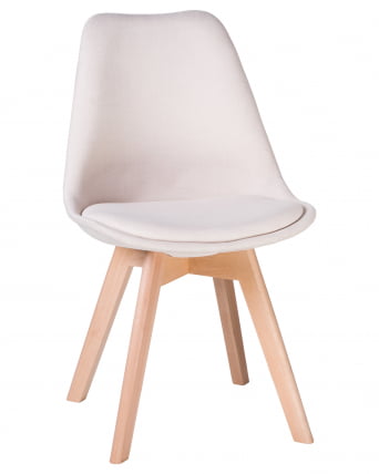 Стул обеденный DOBRIN JERRY SOFT Кремовый_0